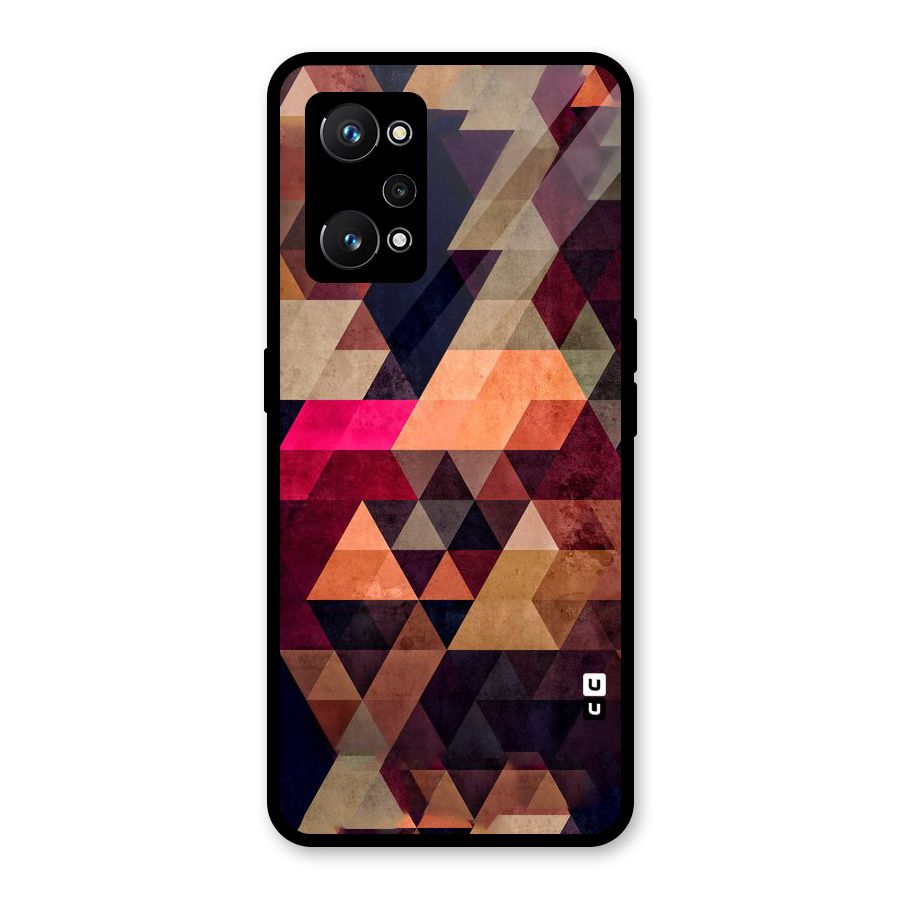 Abstract Beauty Triangles Glass Back Case for Realme GT Neo 3T