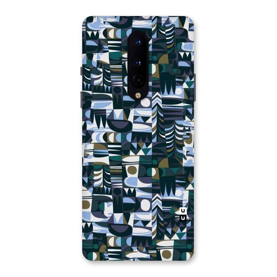 Abstract Blues Back Case for OnePlus 8