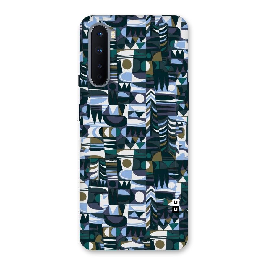 Abstract Blues Back Case for OnePlus Nord
