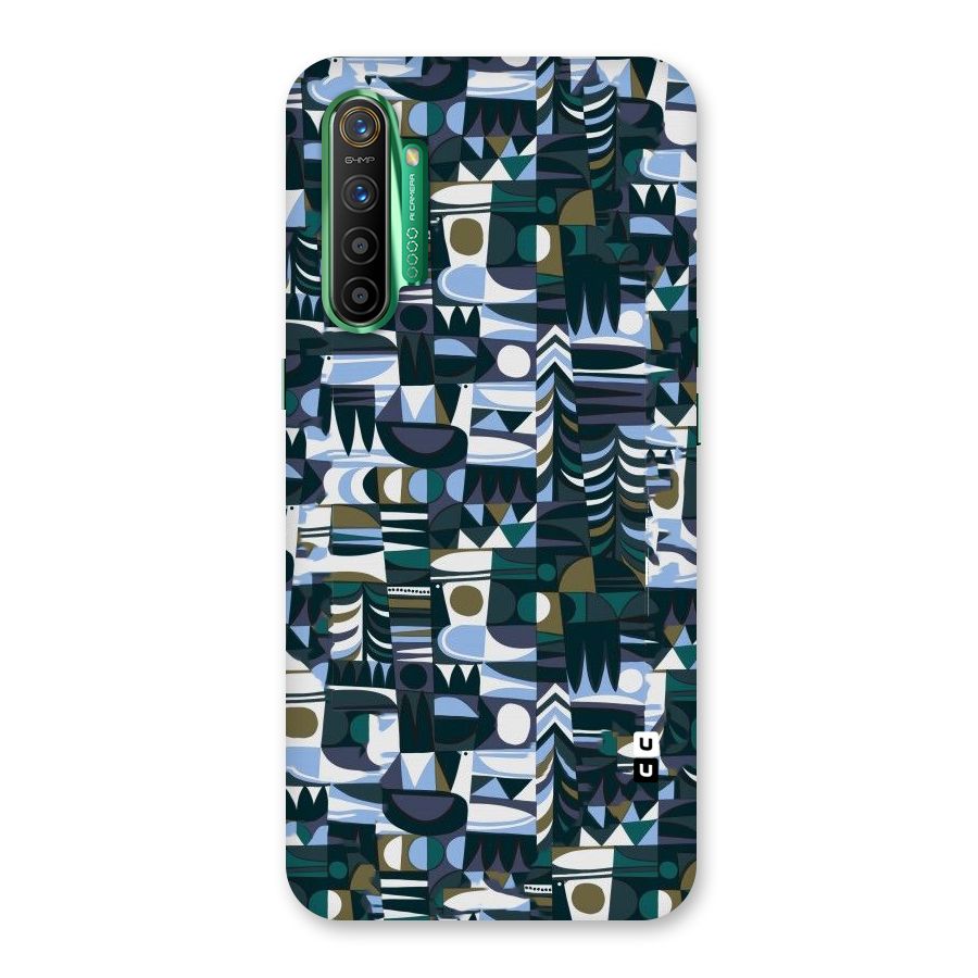 Abstract Blues Back Case for Realme X2