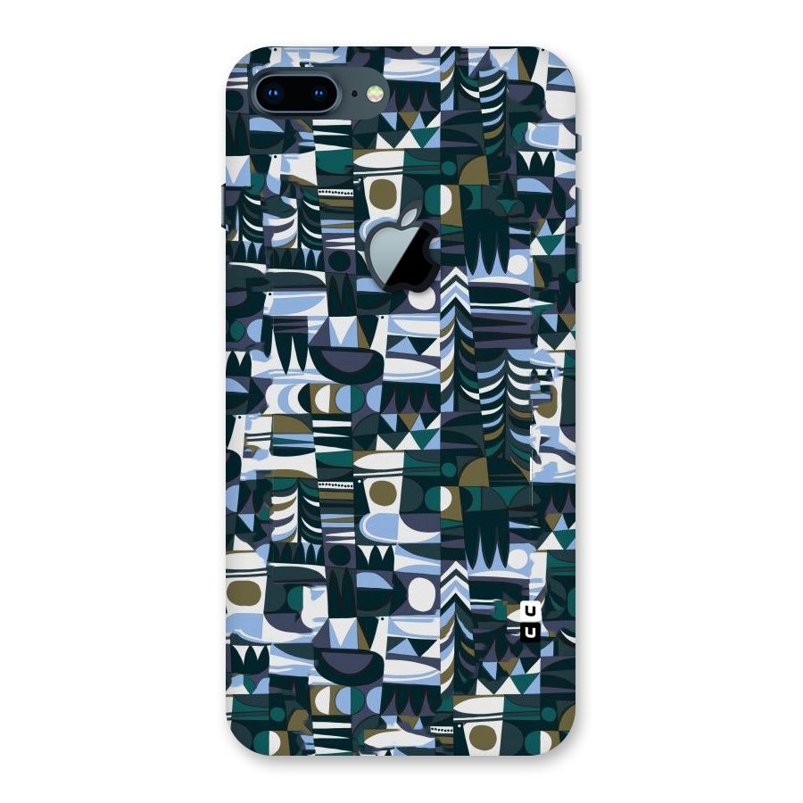 Abstract Blues Back Case for iPhone 7 Plus Apple Cut