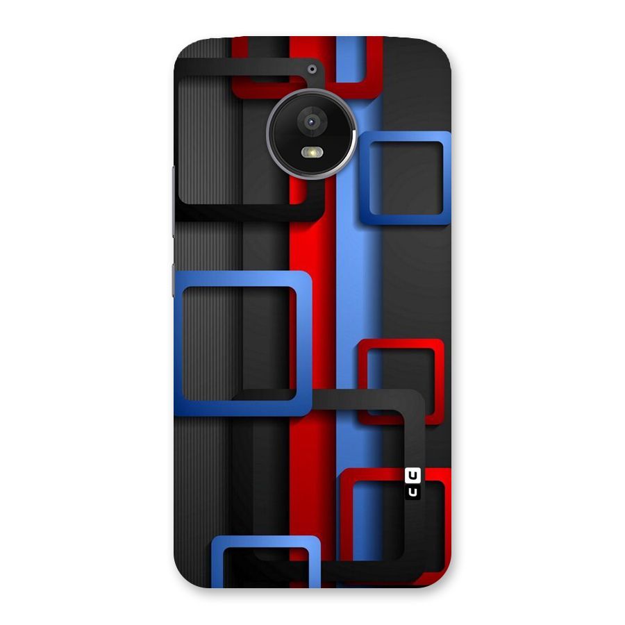 Abstract Box Back Case for Moto E4 Plus