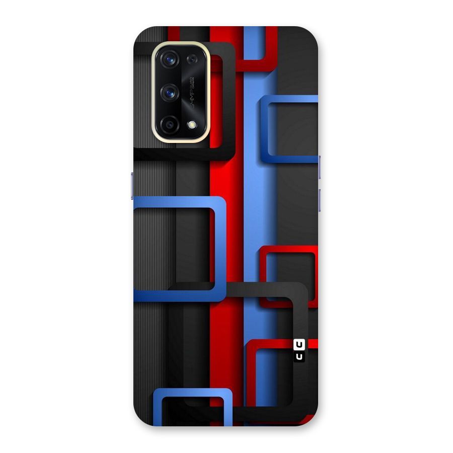 Abstract Box Glass Back Case for Realme X7 Pro