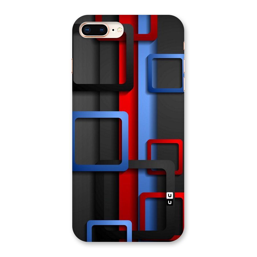 Abstract Box Back Case for iPhone 8 Plus