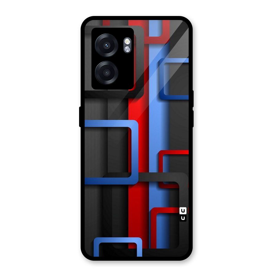 Abstract Box Glass Back Case for Realme Narzo 50 5G