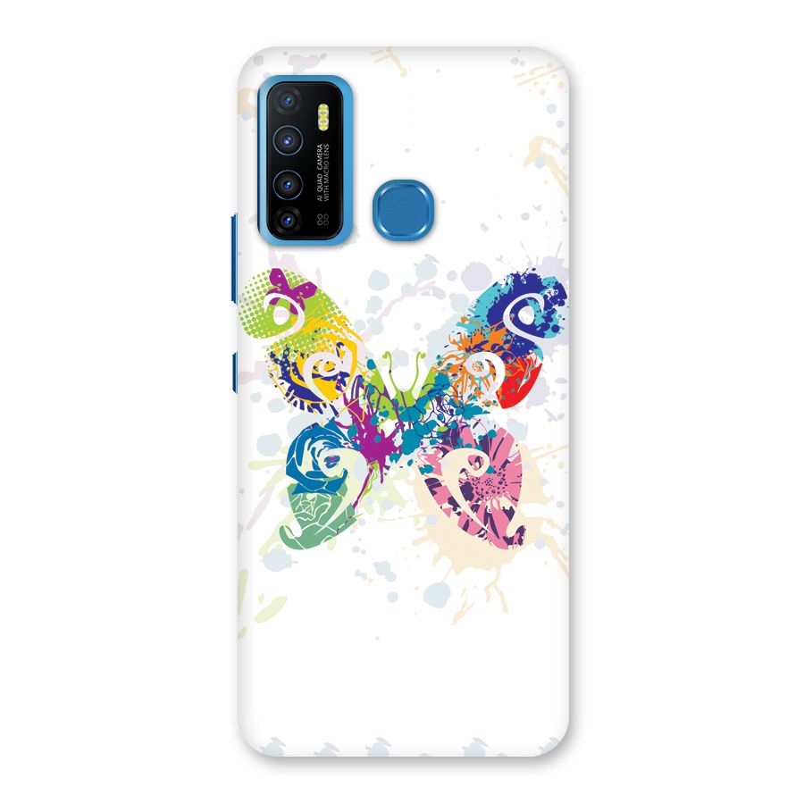Abstract Butterfly Back Case for Infinix Hot 9
