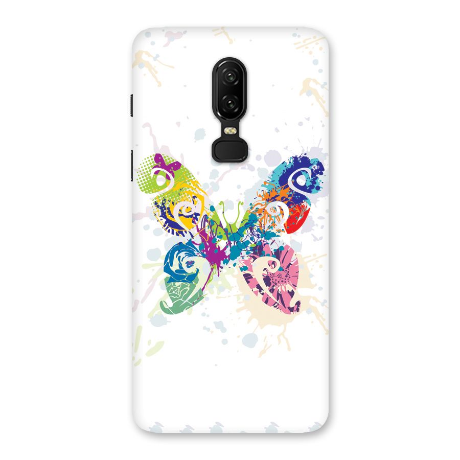 Abstract Butterfly Back Case for OnePlus 6