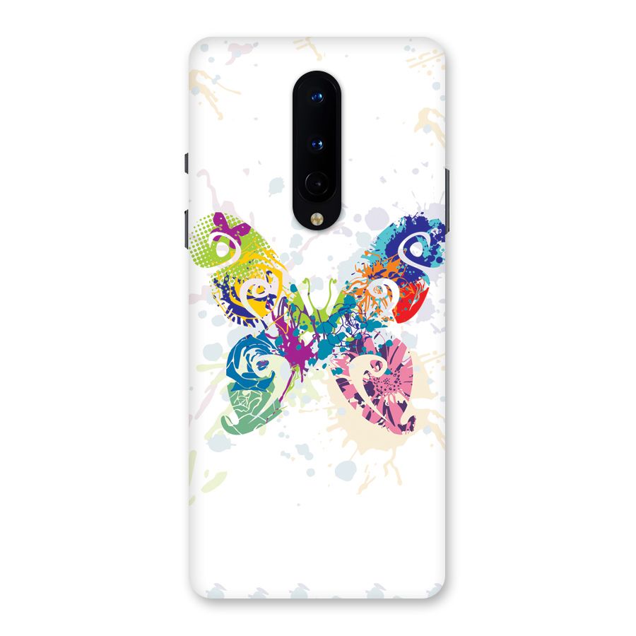 Abstract Butterfly Back Case for OnePlus 8