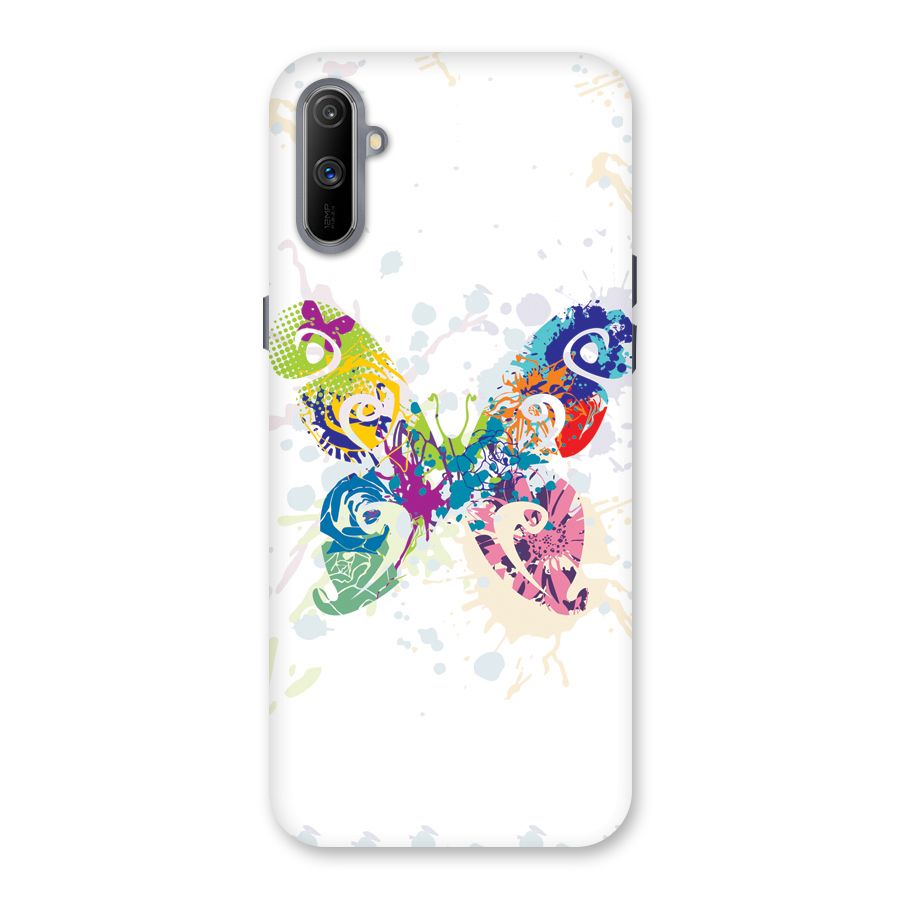Abstract Butterfly Back Case for Realme C3