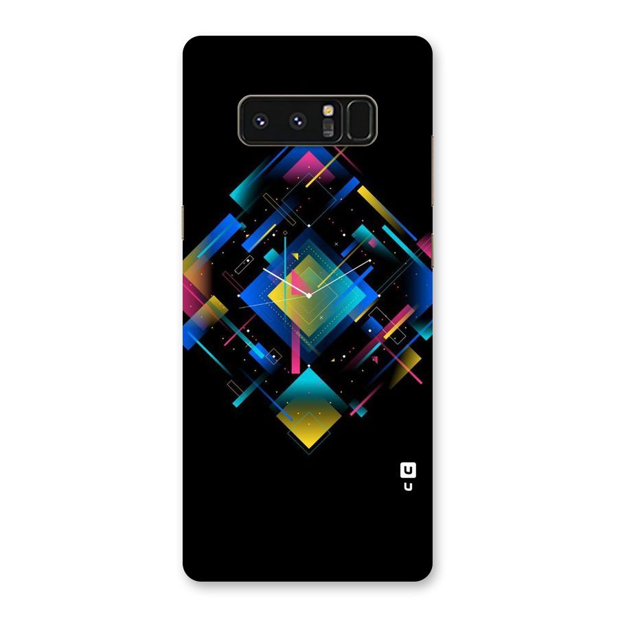 Abstract Clock Back Case for Galaxy Note 8