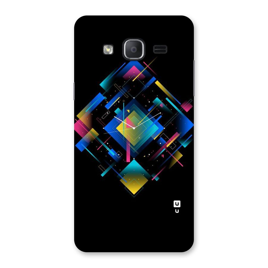 Abstract Clock Back Case for Galaxy On7 2015
