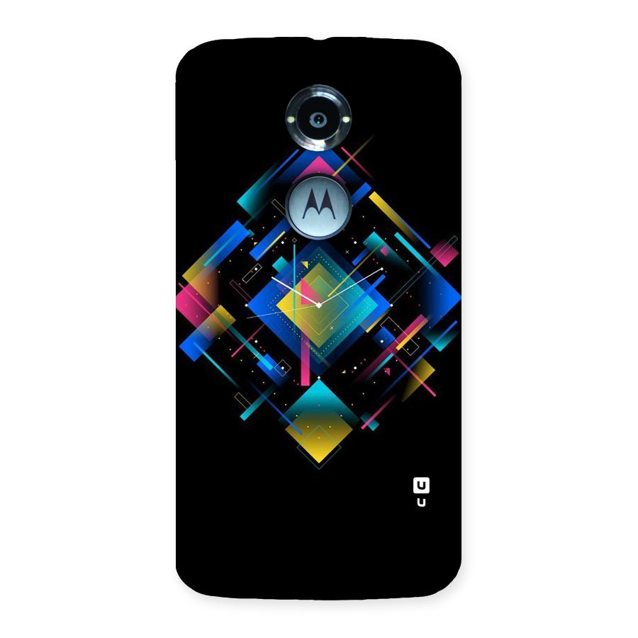 Abstract Clock Back Case for Moto X 2nd Gen