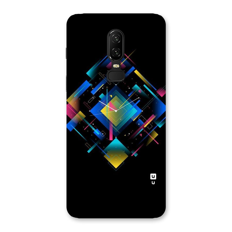 Abstract Clock Back Case for OnePlus 6