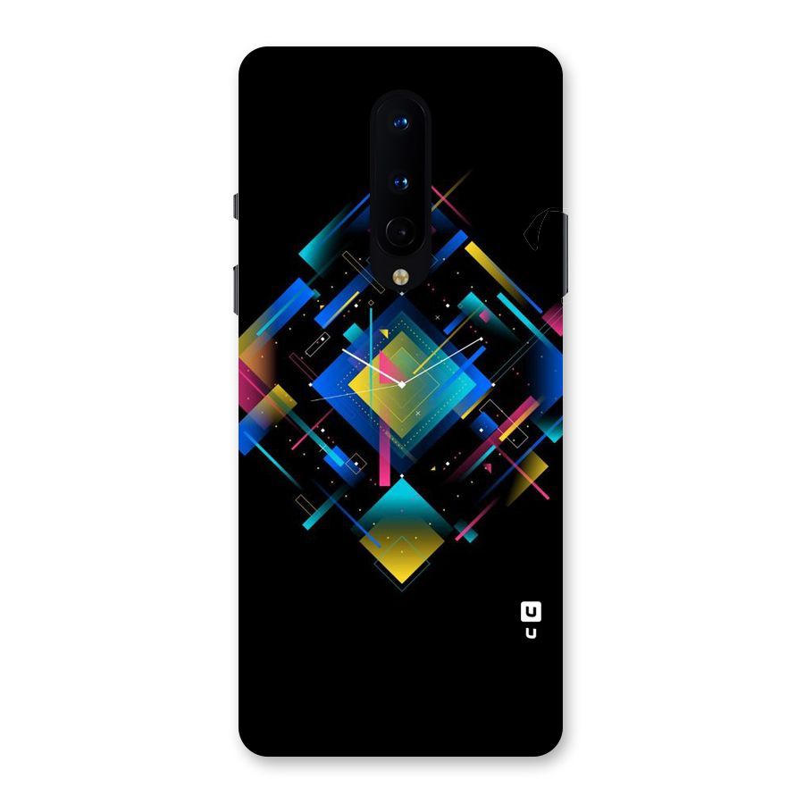 Abstract Clock Back Case for OnePlus 8