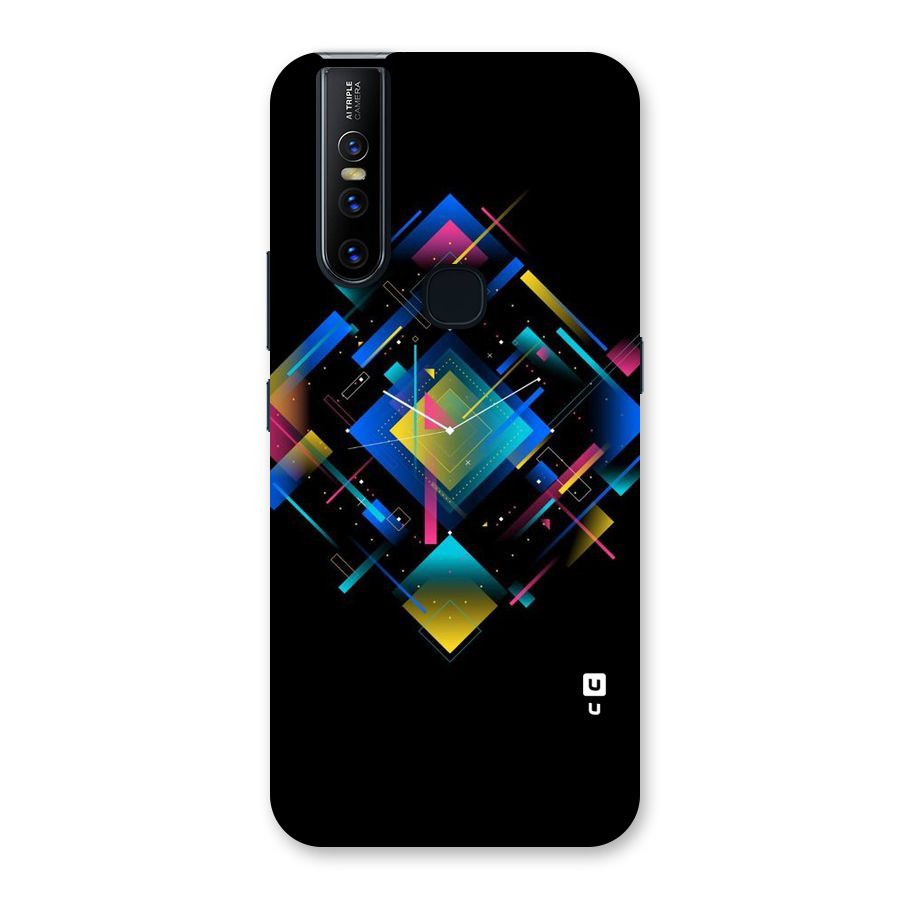 Abstract Clock Back Case for Vivo V15