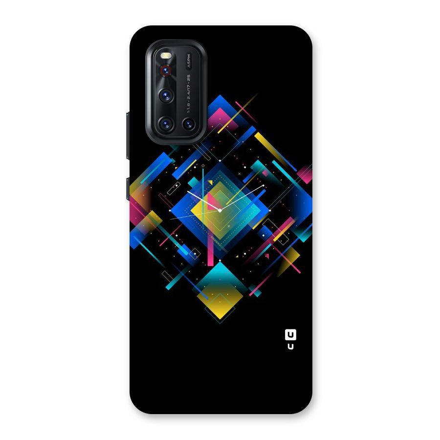 Abstract Clock Back Case for Vivo V19