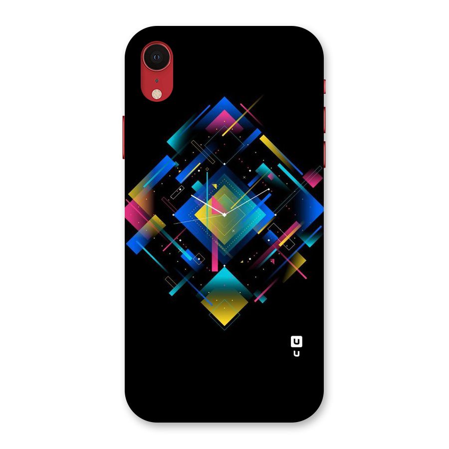 Abstract Clock Back Case for iPhone XR