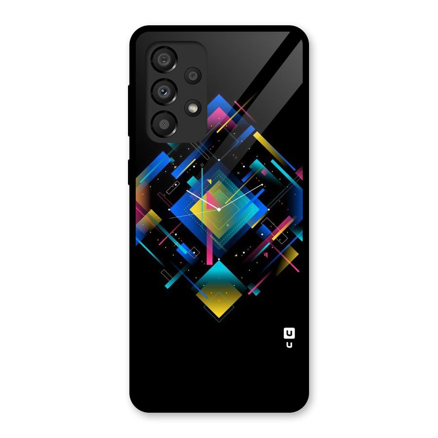 Abstract Clock Glass Back Case for Galaxy A33 5G