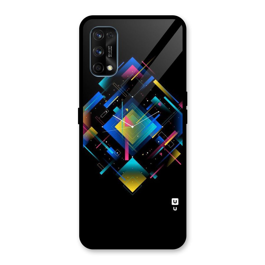 Abstract Clock Glass Back Case for Realme 7 Pro