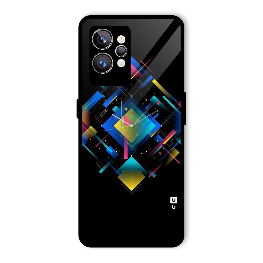 Abstract Clock Glass Back Case for Realme GT2 Pro