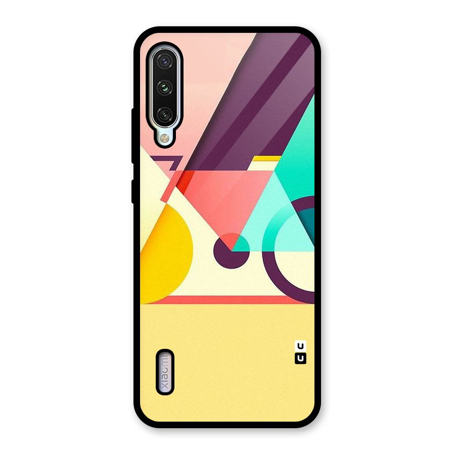 Abstract Cycle Glass Back Case for Mi A3