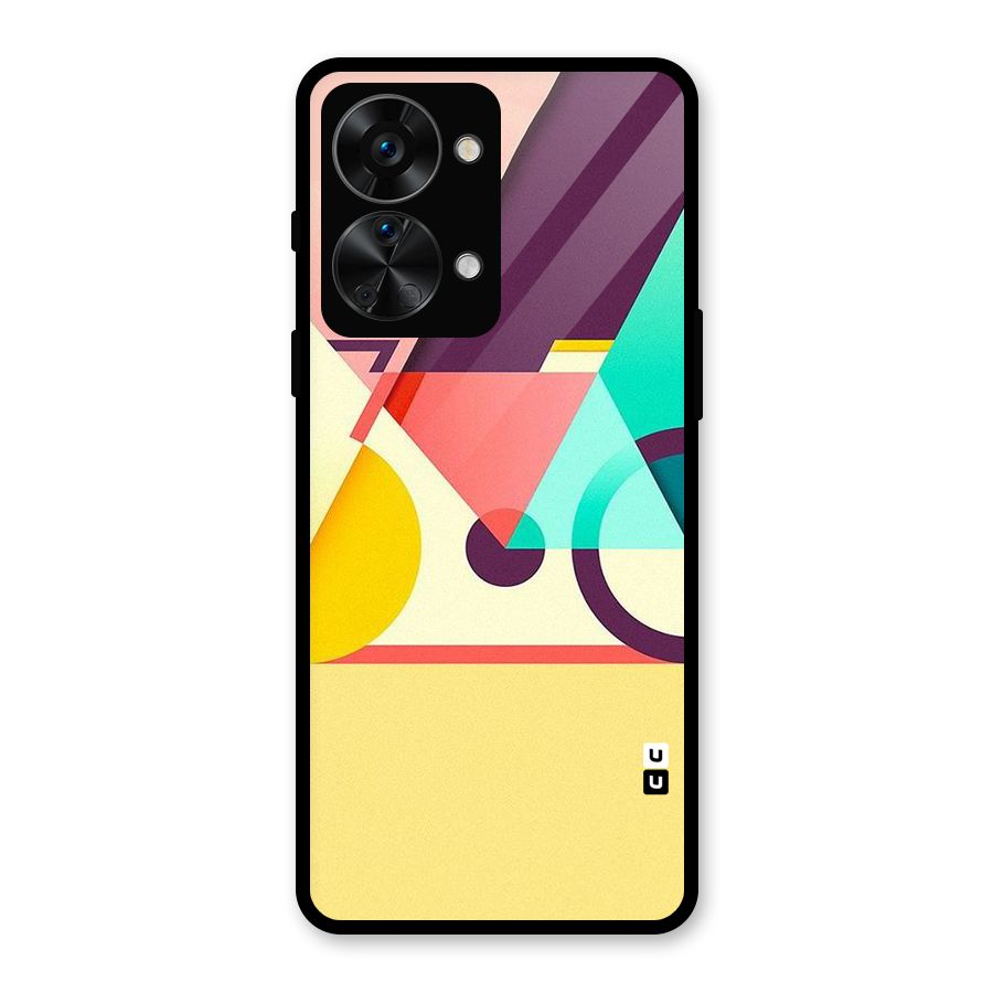 Abstract Cycle Glass Back Case for OnePlus Nord 2T