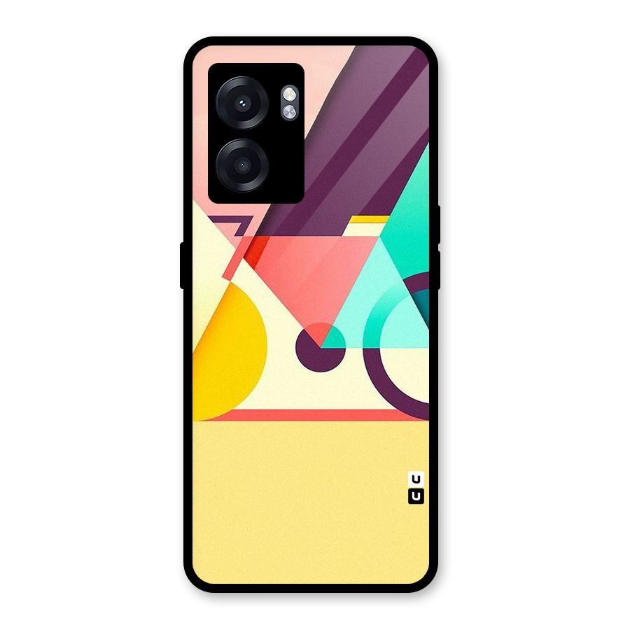 Abstract Cycle Glass Back Case for Realme Narzo 50 5G