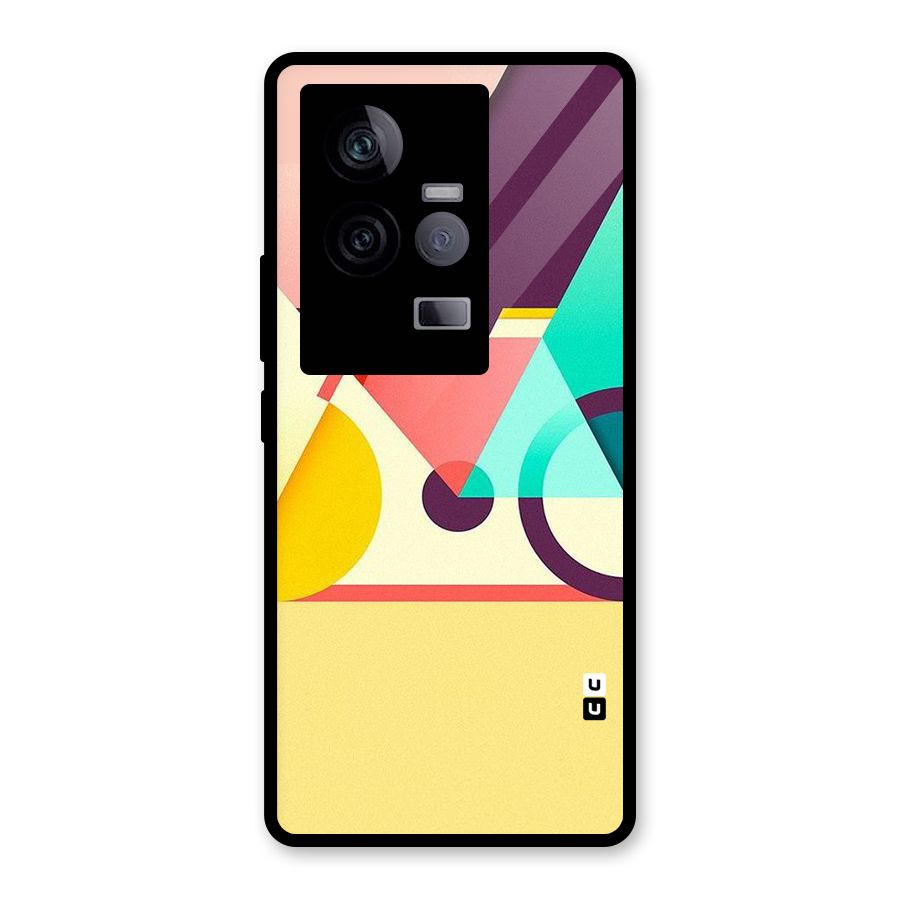 Abstract Cycle Glass Back Case for Vivo iQOO 11 5G