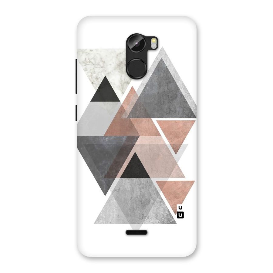 Abstract Diamond Pink Design Back Case for Gionee X1