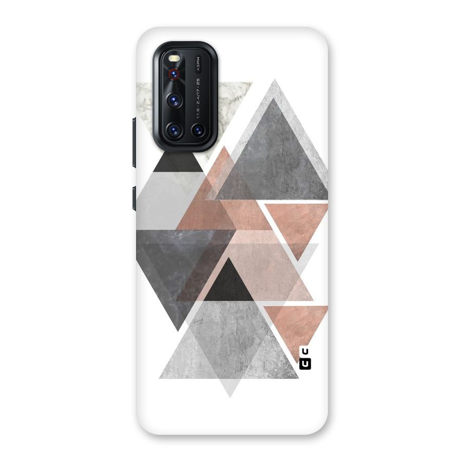Abstract Diamond Pink Design Back Case for Vivo V19