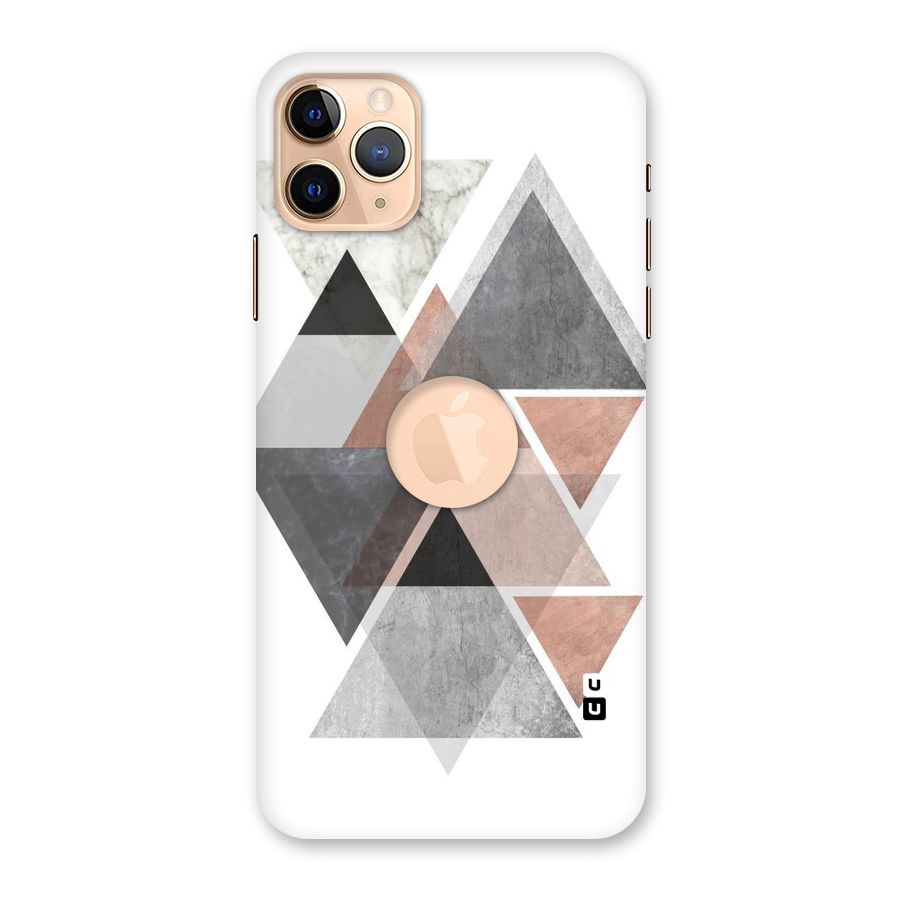 Abstract Diamond Pink Design Back Case for iPhone 11 Pro Max Logo Cut