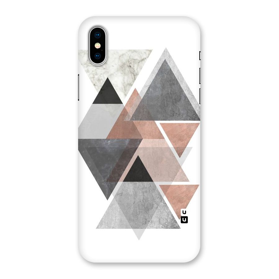 Abstract Diamond Pink Design Back Case for iPhone XS