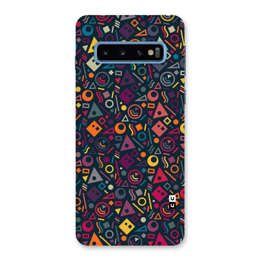 Abstract Figures Back Case for Galaxy S10