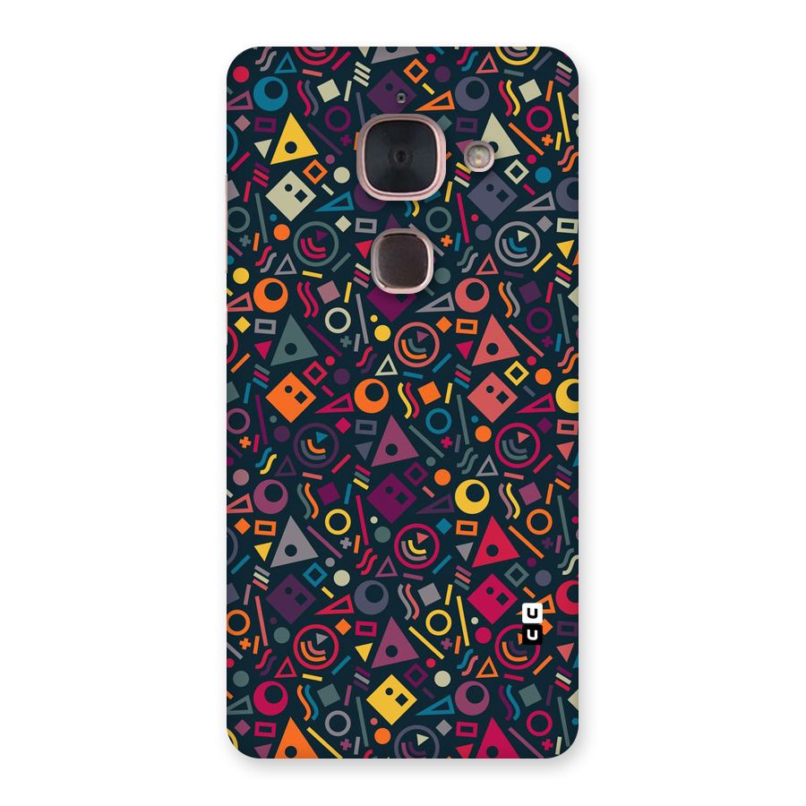 Abstract Figures Back Case for Le Max 2