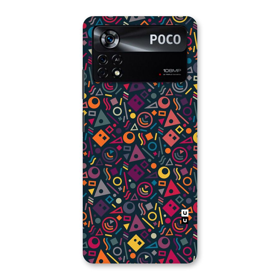 Abstract Figures Back Case for Poco X4 Pro 5G