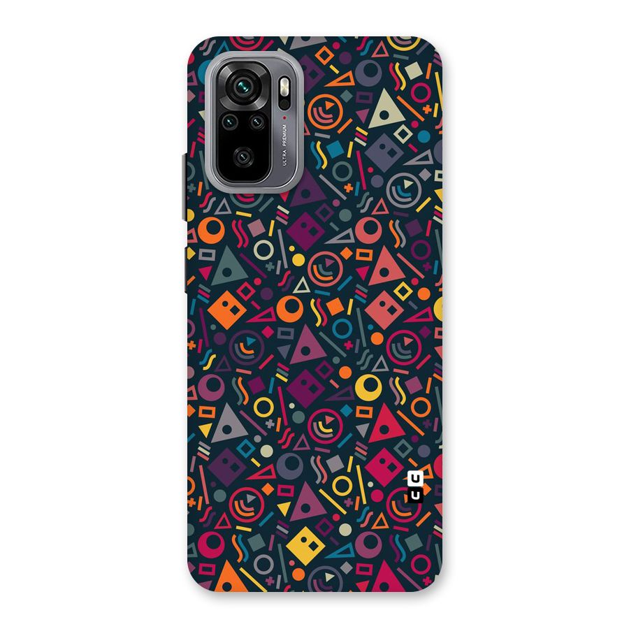 Abstract Figures Back Case for Redmi Note 10