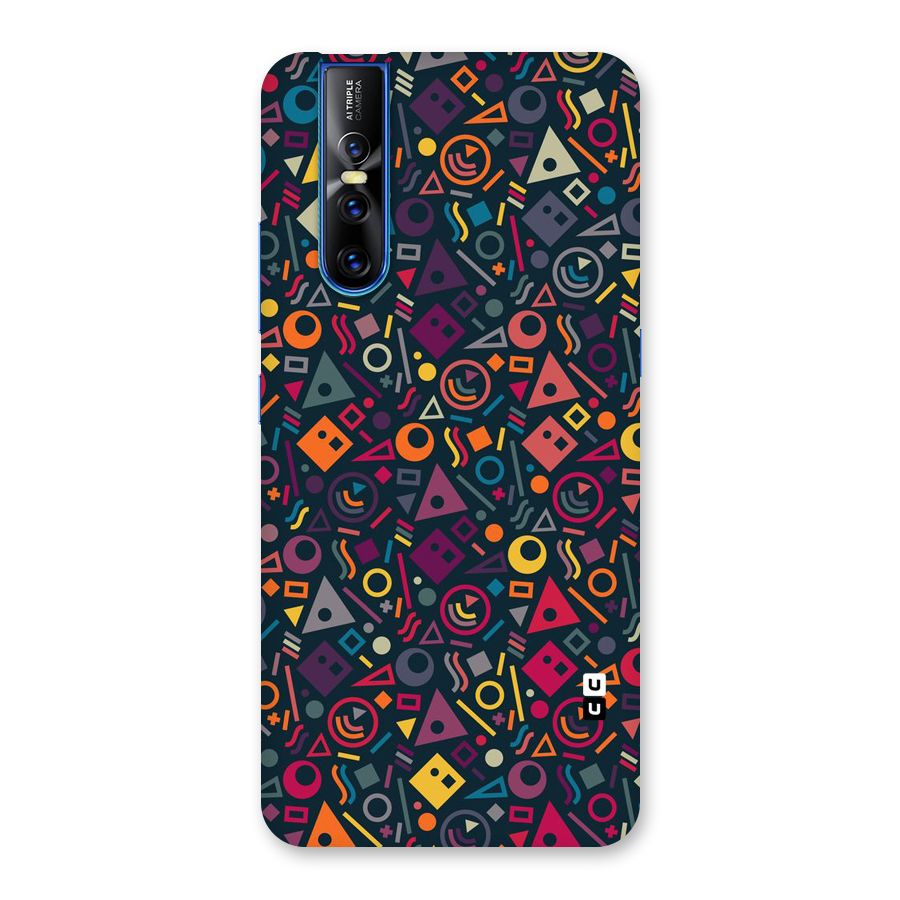 Abstract Figures Back Case for Vivo V15 Pro
