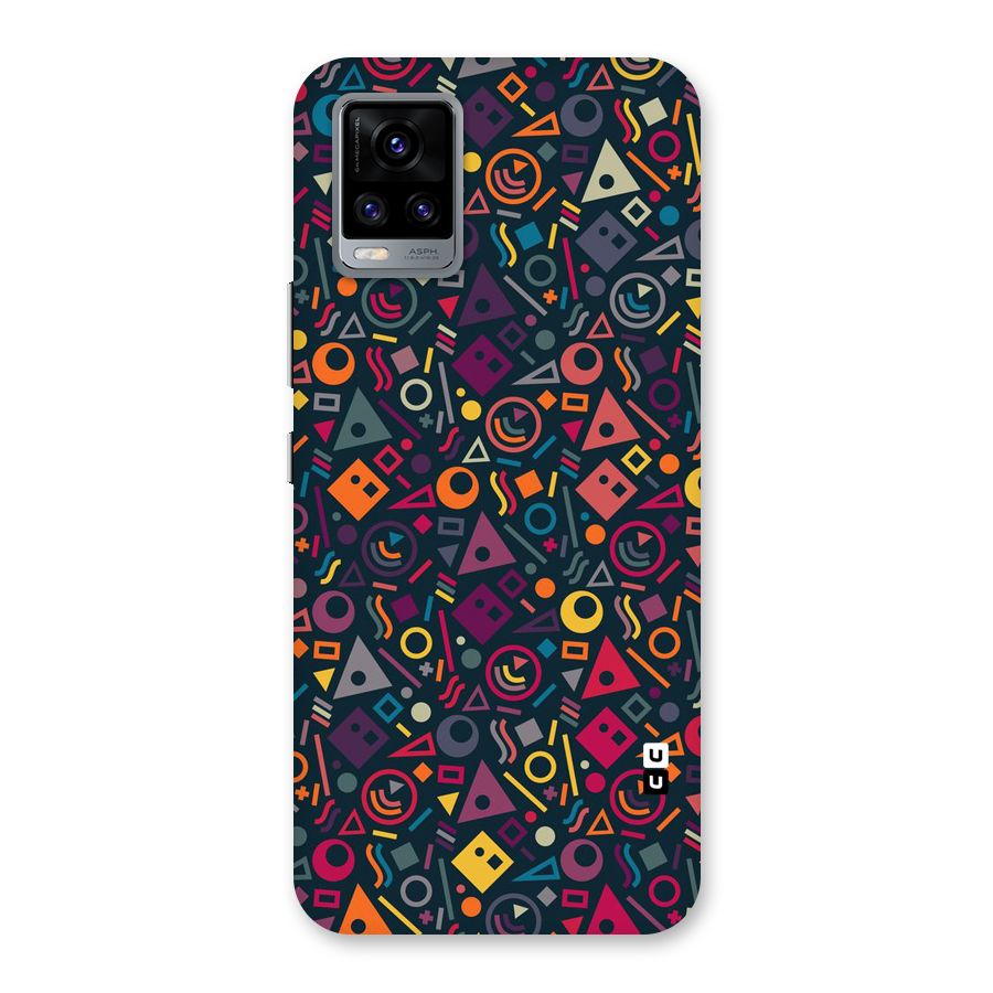 Abstract Figures Back Case for Vivo V20