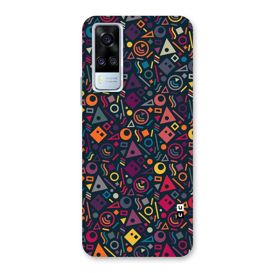 Abstract Figures Back Case for Vivo Y31