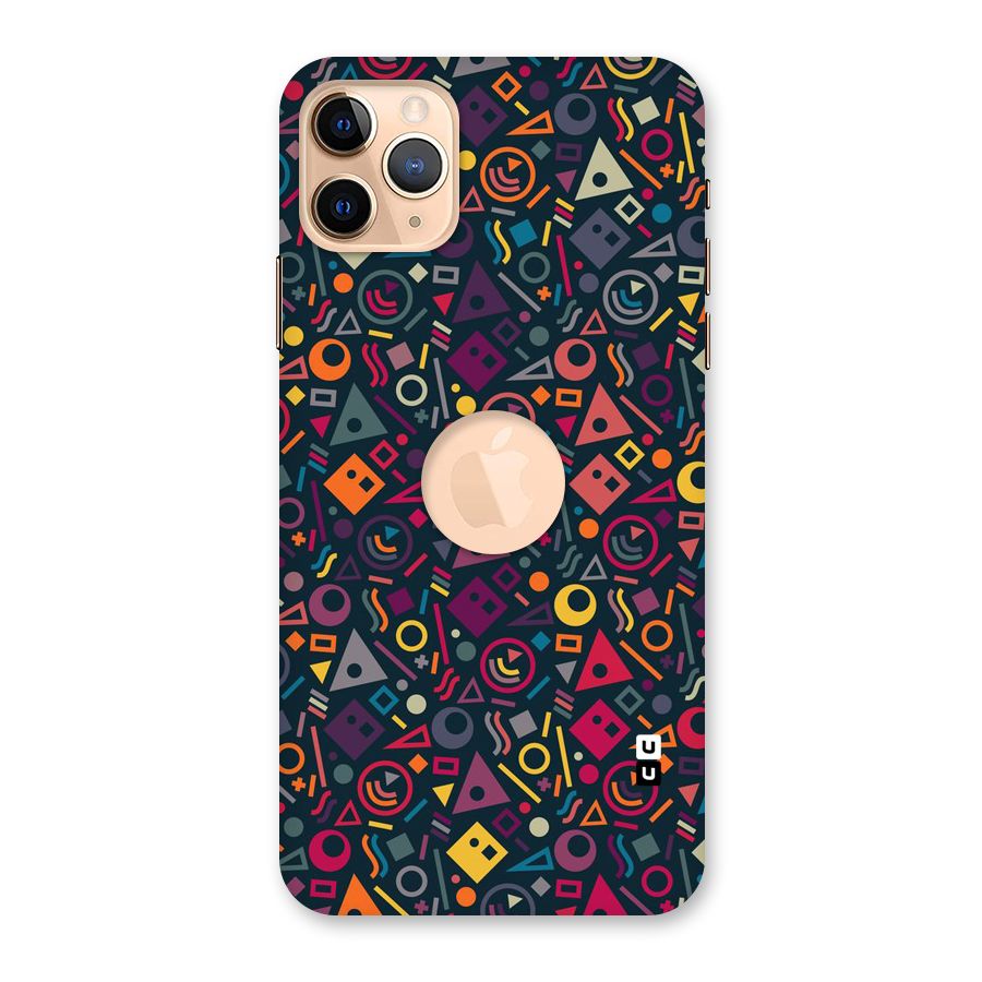 Abstract Figures Back Case for iPhone 11 Pro Max Logo Cut