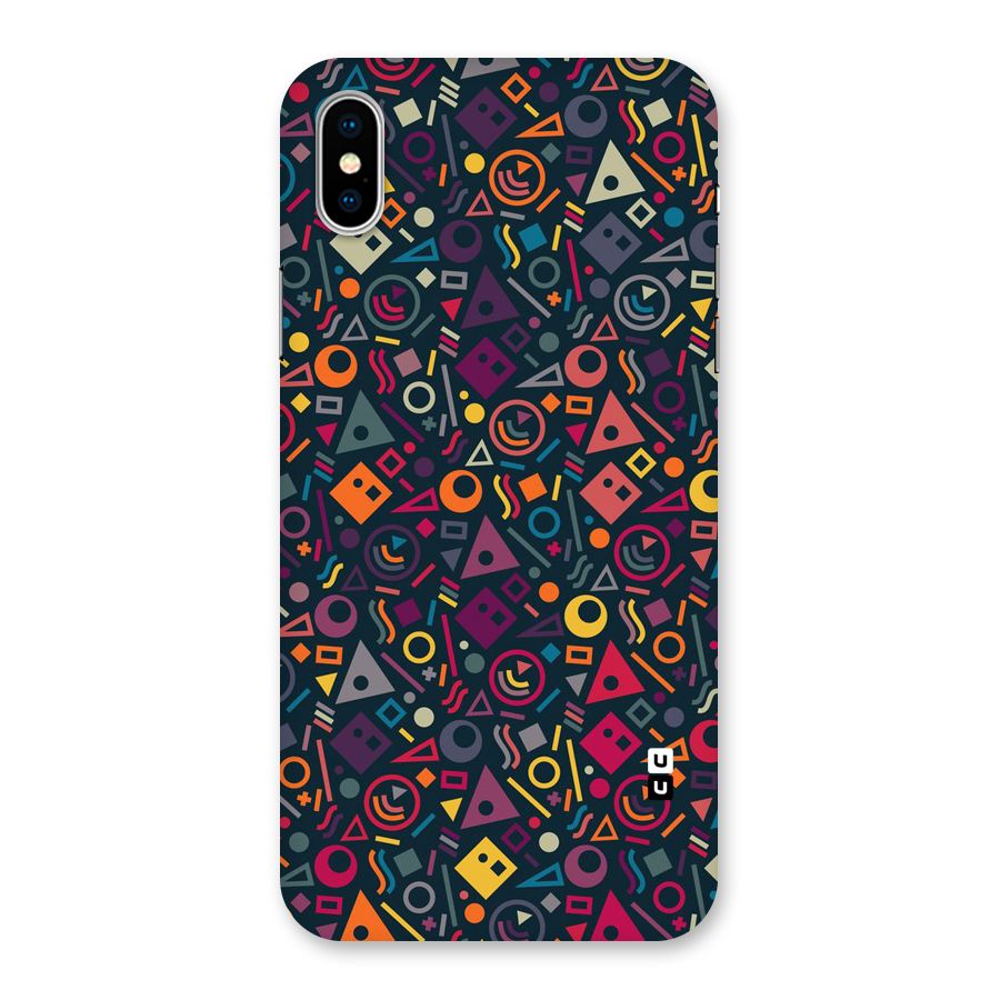 Abstract Figures Back Case for iPhone X