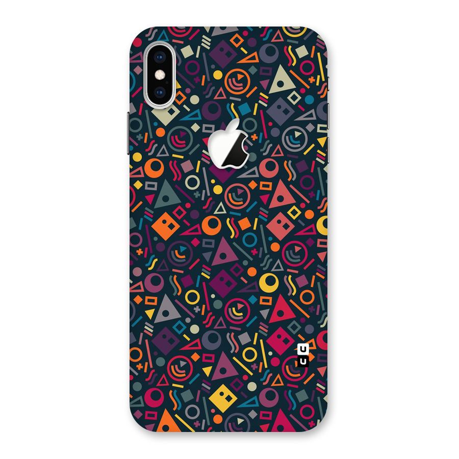 Abstract Figures Back Case for iPhone XS Max Apple Cut