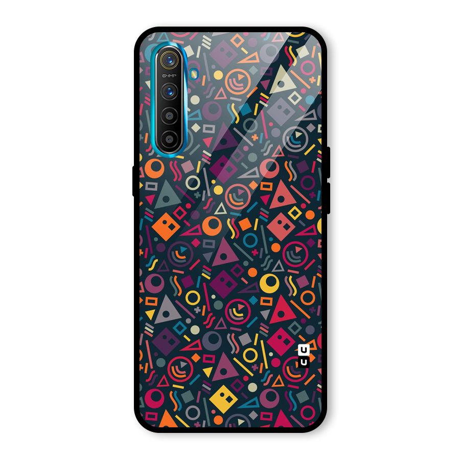 Abstract Figures Glass Back Case for Realme X2
