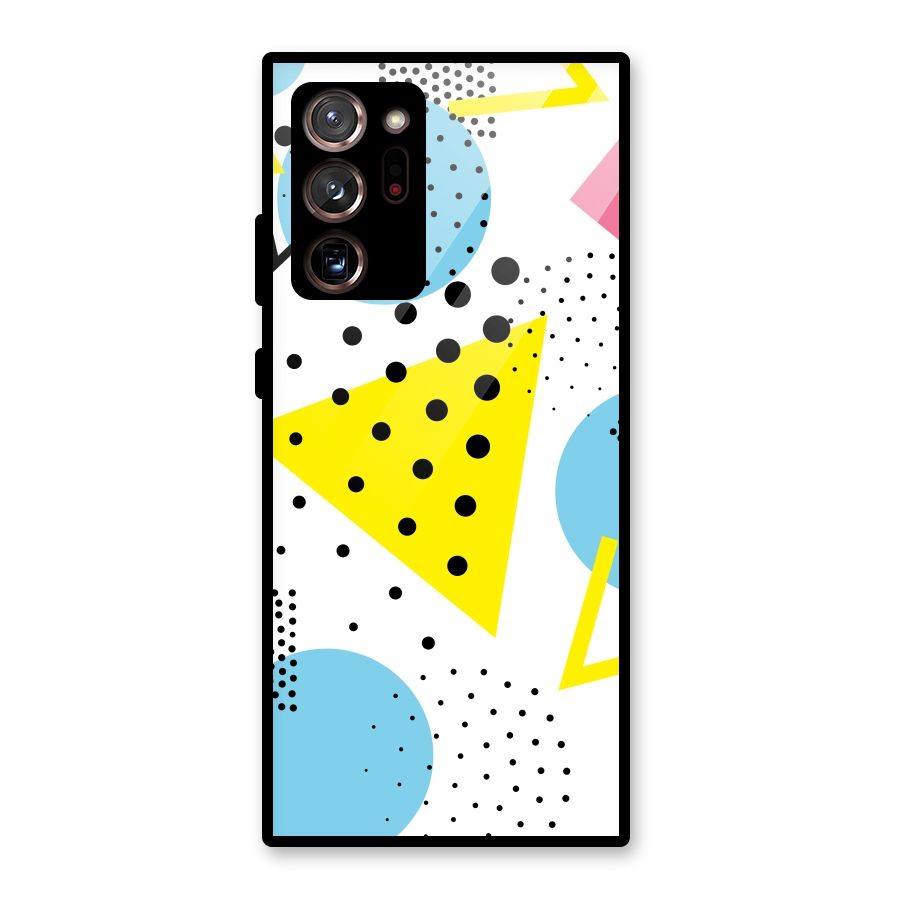 Abstract Geometry Glass Back Case for Galaxy Note 20 Ultra 5G