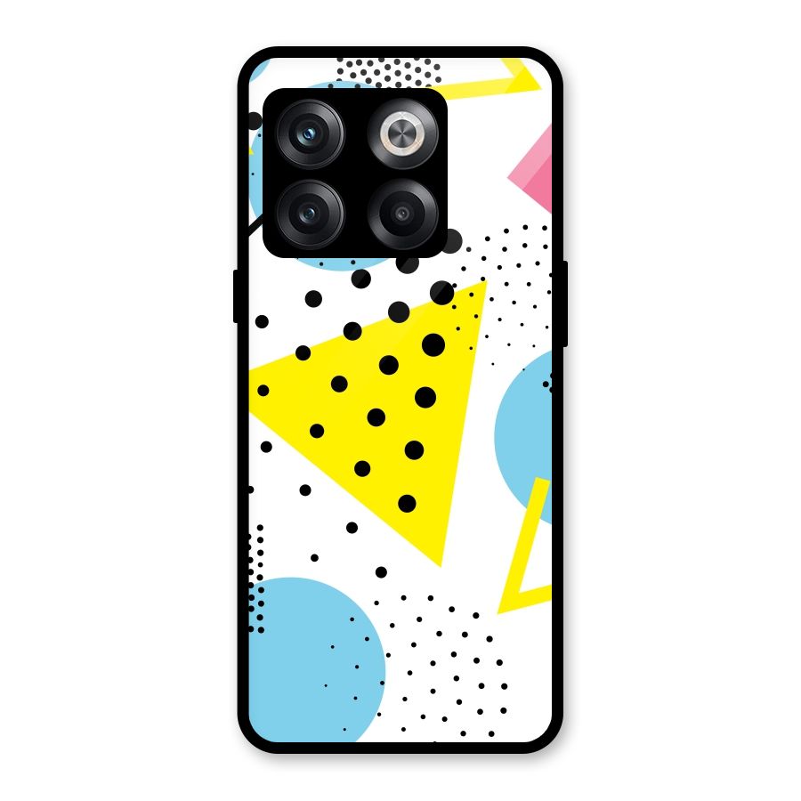 Abstract Geometry Glass Back Case for OnePlus 10T