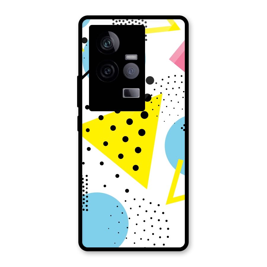 Abstract Geometry Glass Back Case for Vivo iQOO 11 5G