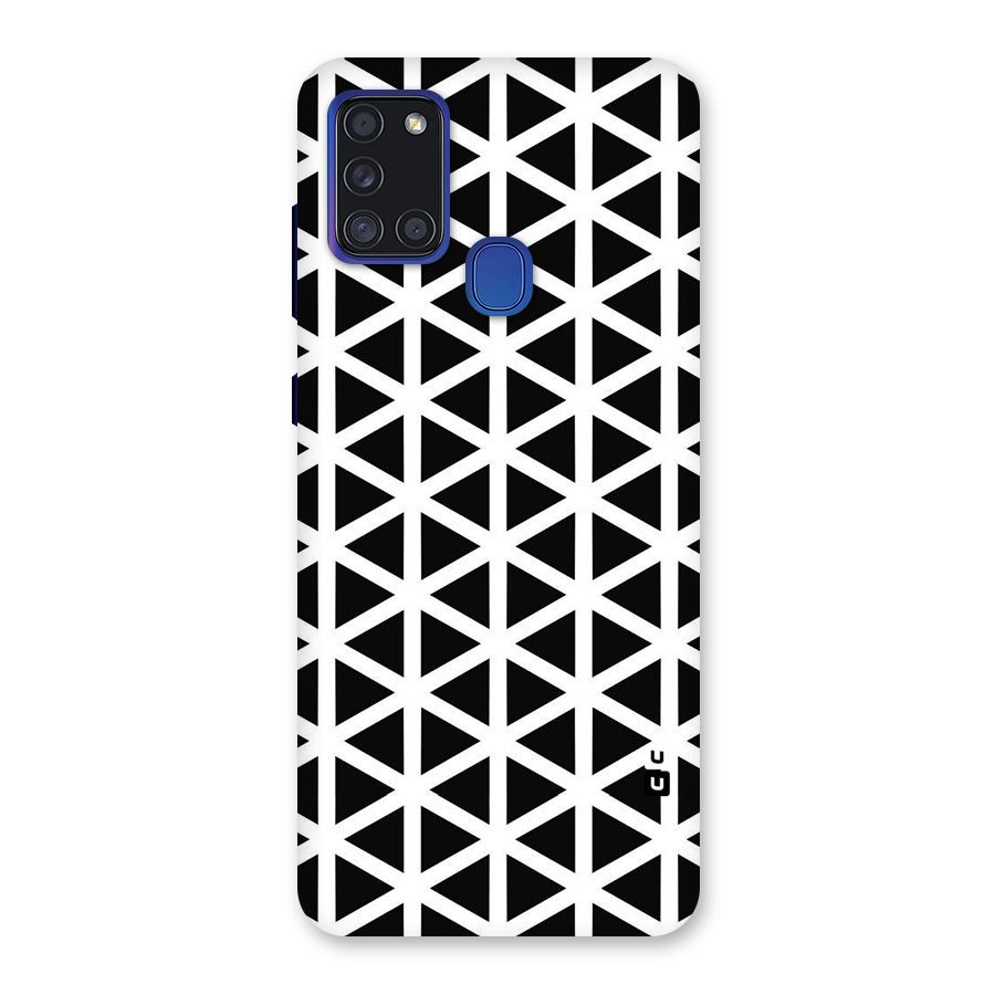 Abstract Geometry Maze Back Case for Galaxy A21s
