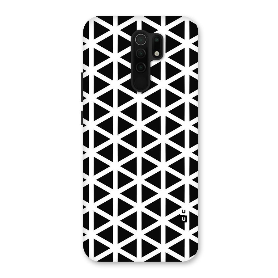 Abstract Geometry Maze Back Case for Poco M2
