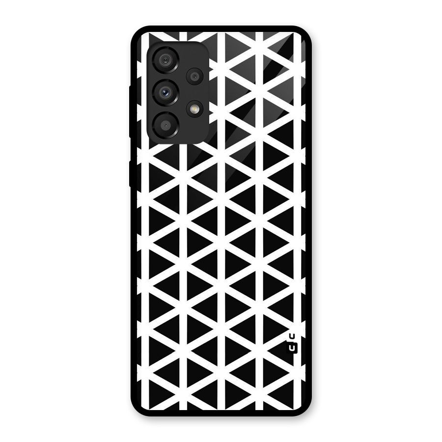 Abstract Geometry Maze Glass Back Case for Galaxy A33 5G