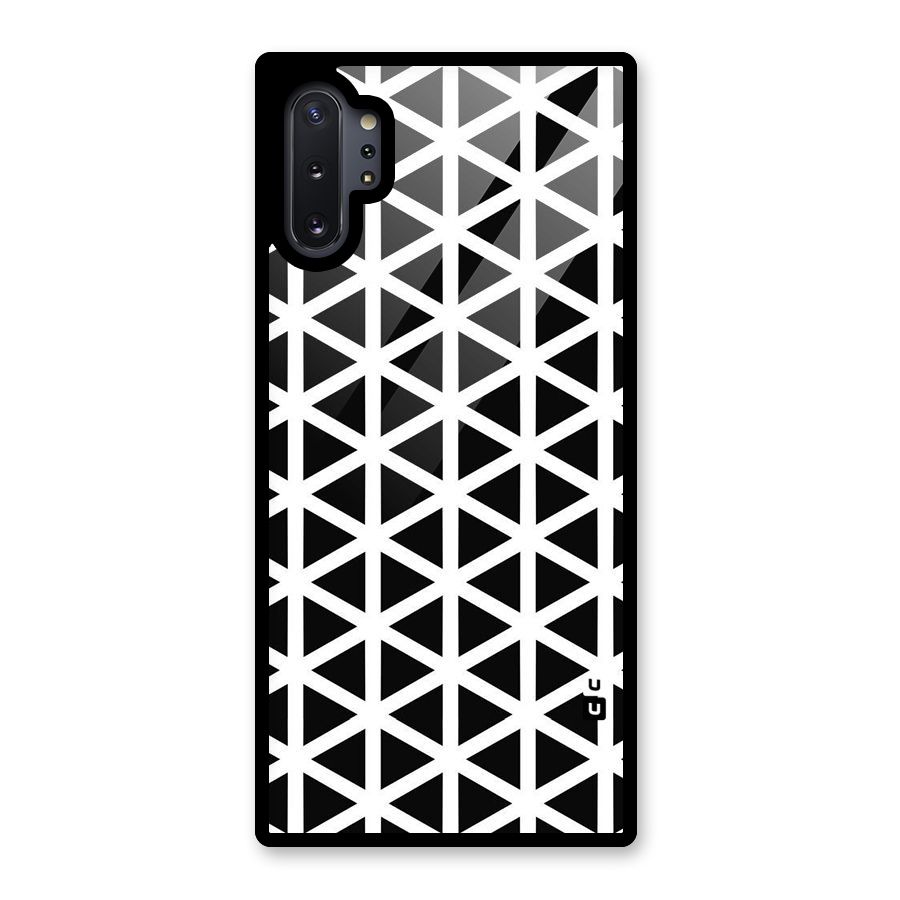 Abstract Geometry Maze Glass Back Case for Galaxy Note 10 Plus